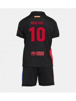 Detské Futbalové oblečenie Barcelona Ansu Fati #10 2024-25 Krátky Rukáv - Preč (+ trenírky)